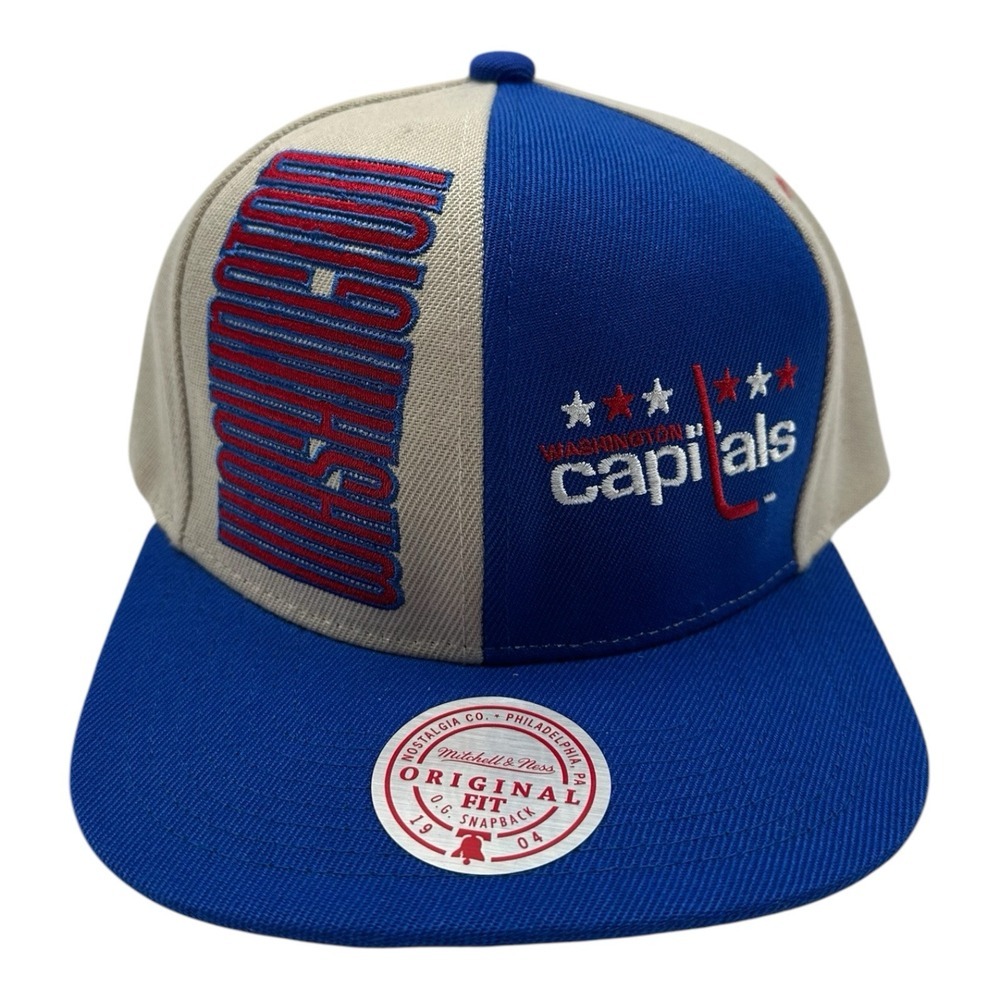 Mitchell & Ness Washington Capitals Pop Panel Hat Cap Snapback NHL Hockey OSFA